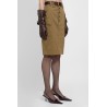 cassandre cargo pencil skirt in cotton twill