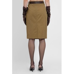 cassandre cargo pencil skirt in cotton twill