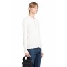 lyocell cotton rib long sleeve henley t-shirt