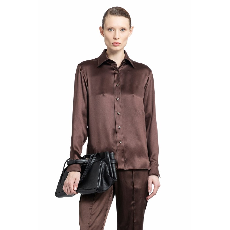 fluid charmeuse silk shirt