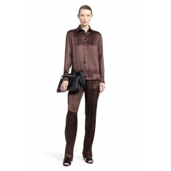 fluid charmeuse silk shirt