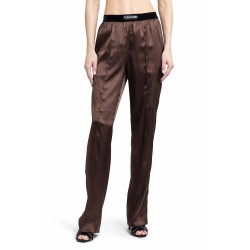 stretch silk satin pyjama pants