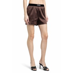 stretch silk satin boxer shorts