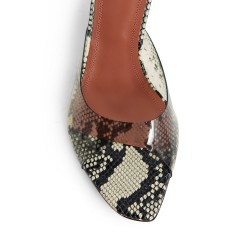 alexa snake printed 95 pvc mules