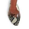 alexa snake printed 95 pvc mules