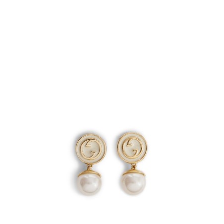 blondi pearl drop earrings