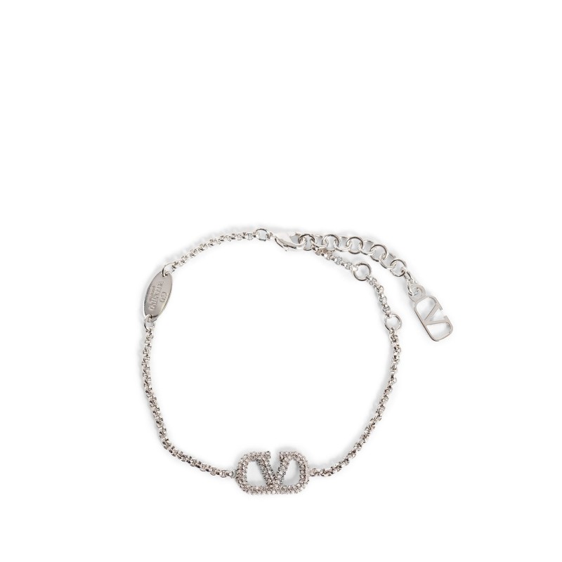 vlogo signature crystals bracelet