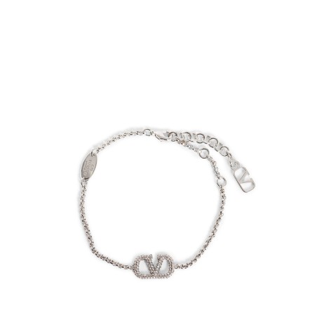 vlogo signature crystals bracelet