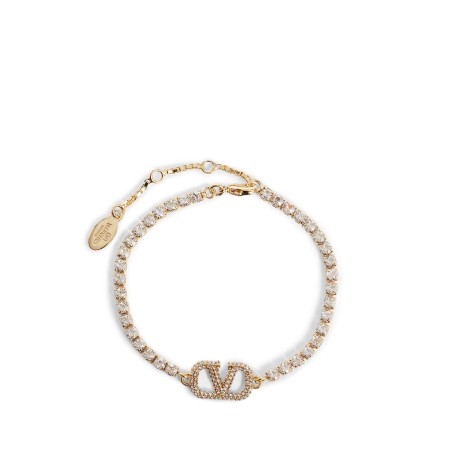 vlogo signature swarovski crystals bracelet