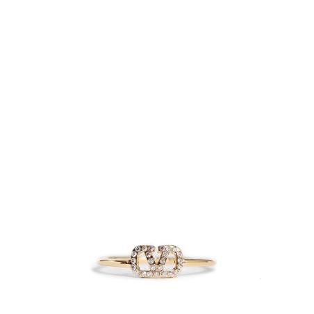 vlogo signature swarovsky ring