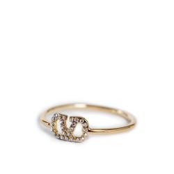 vlogo signature swarovsky ring