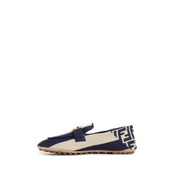 baguette canvas loafers