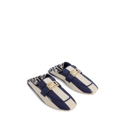 baguette canvas loafers