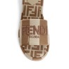 fendi sunshine canvas flatform slides