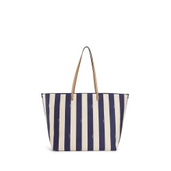 roll reversible large shopper in pequin striped