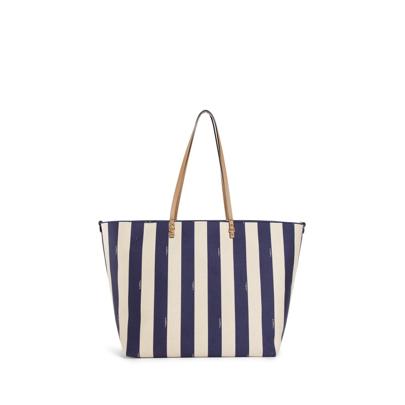 roll reversible large shopper in pequin striped