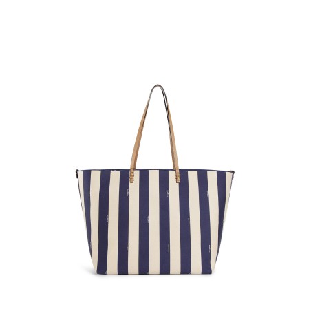 roll reversible large shopper in pequin striped