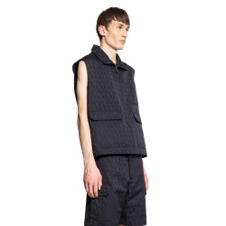 cotton toile utility vest