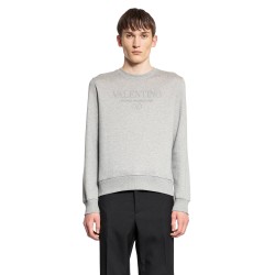 valentino print cotton sweatshirt