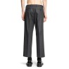 wool flannel cropped trousers