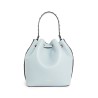 rockstud grainy calfskin bucket bag