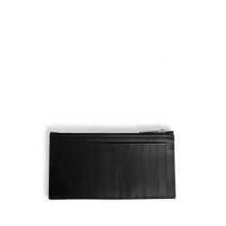 intrecciato long zippered card case