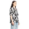 metamorphos wall print bowling shirt