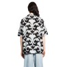 metamorphos wall print bowling shirt