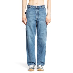 workwear jeans in washed denim