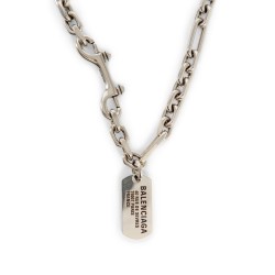 tag carabiner necklace