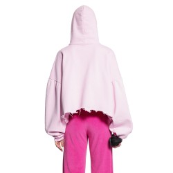 bb balenciaga cropped hoodie