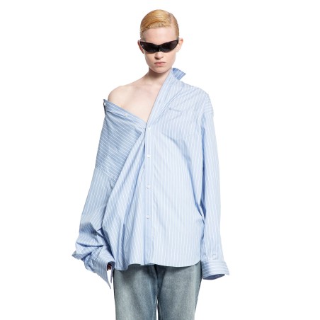 asymmetric off shoulder shirt