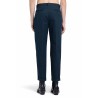 double cotton satin semi sartorial pants