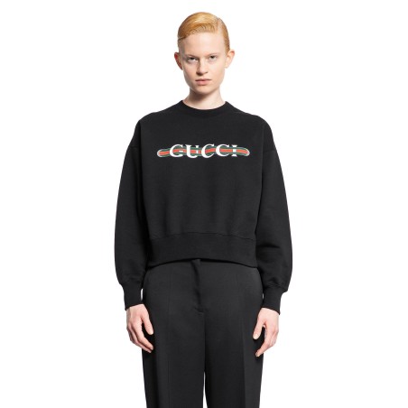 gucci web print boxy sweatshirt