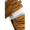 intrecciato suede gloves