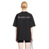 rhinestone balenciaga back medium fit t-shirt