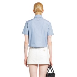 fil-à-fil cotton shirt