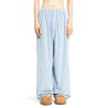 large pyjama pants in striped light fleece