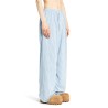 large pyjama pants in striped light fleece