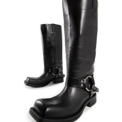 harness leather boots