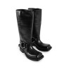 harness leather boots