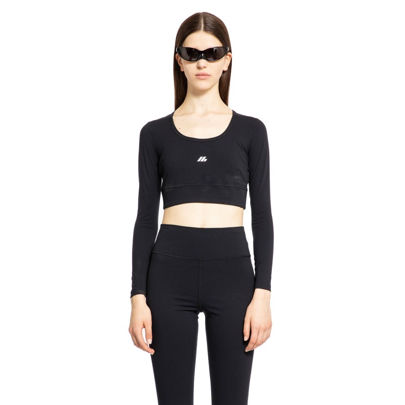 activewear long sleeve cropped top