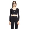 activewear long sleeve cropped top