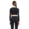 activewear long sleeve cropped top