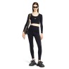 activewear long sleeve cropped top