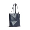 medium puzzle fold tote in shiny calfskin