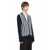 striped jacquard cardigan