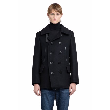 japanese melton peacoat