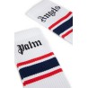 striped logo socks