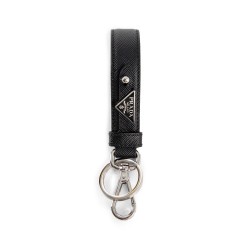 saffiano leather keychain